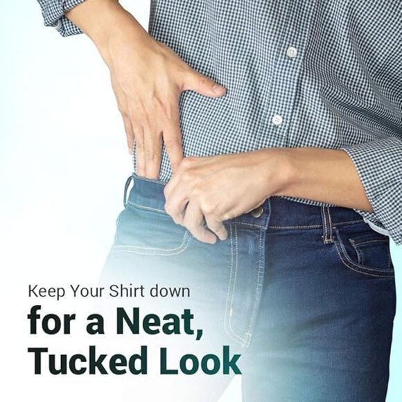 Hold’Em Pin Clip Shirt Stays Hold Shirts in Place Adjustable - Y-style - Picture 3 of 7